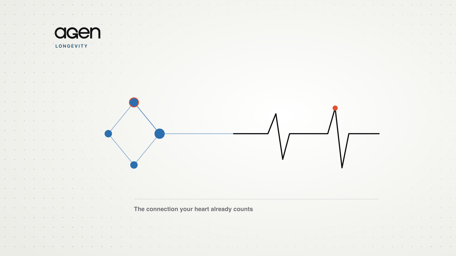 An abstract Agen cover: a small network of connected nodes resolving into a heartbeat trace, with a single coral accent.