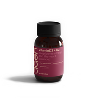 Agen Vitamin D3 + K2 supplement, front of bottle