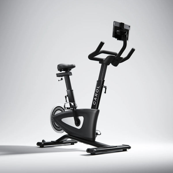 Carol Bike AI exercise bike, studio white background