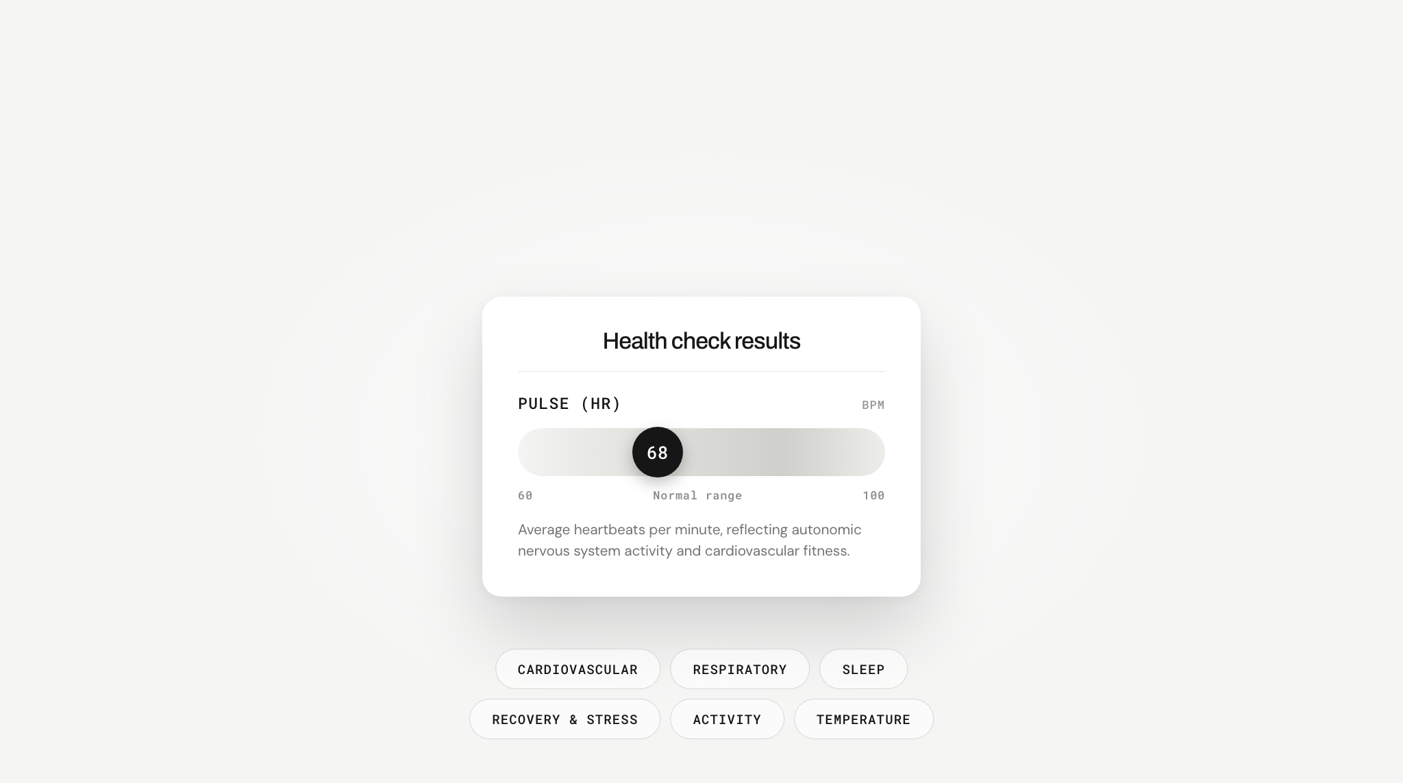 Agen app health check results